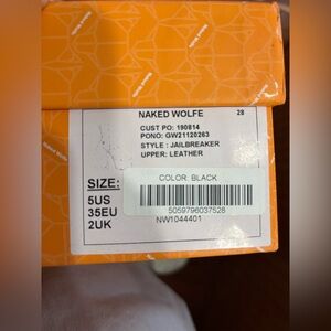 New 
Black 
Size 5 / 2UK